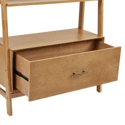 70.25 in. Acorn Wood 4-shelf Ladder Bookcase with Open Back by CROSLEY FURNITURE -Deals CROSLEY FURNITURE Store acorn crosley furniture bookcases bookshelves cf1110 ac 1f 1000