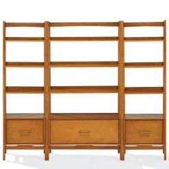 Landon Acorn Etagere Set (3-Piece) by CROSLEY FURNITURE -Deals CROSLEY FURNITURE Store acorn crosley furniture bookcases bookshelves kf13040ac c3 1000