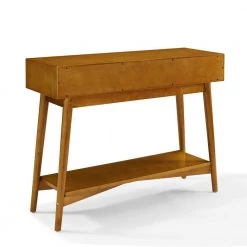 Landon 42 in. Acorn Rectangle Wood Console Table with Drawers by CROSLEY FURNITURE -Deals CROSLEY FURNITURE Store acorn crosley furniture console tables cf6119 ac 1f 1000