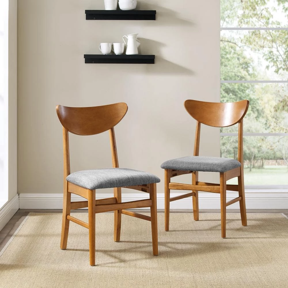 Landon Acorn Wood Dining Chairs with Upholstered Seat (2-Piece) by CROSLEY FURNITURE 10 Landon Acorn Wood Dining Chairs with Upholstered Seat (2-Piece) by CROSLEY FURNITURE - Image 8