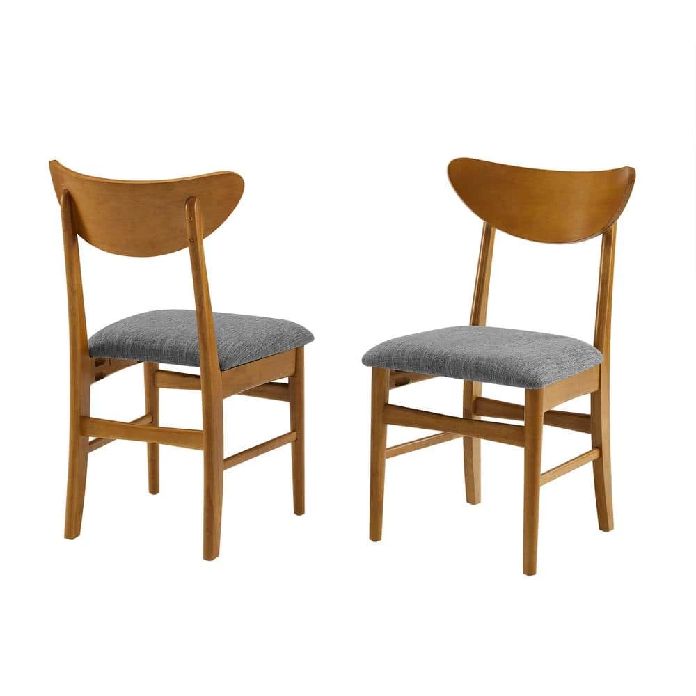 Landon Acorn Wood Dining Chairs with Upholstered Seat (2-Piece) by CROSLEY FURNITURE 3 Landon Acorn Wood Dining Chairs with Upholstered Seat (2-Piece) by CROSLEY FURNITURE