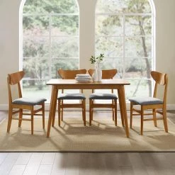 Landon Acorn Dining Set (5-Piece) by CROSLEY FURNITURE -Deals CROSLEY FURNITURE Store acorn crosley furniture dining room sets kf13046ac 76 1000