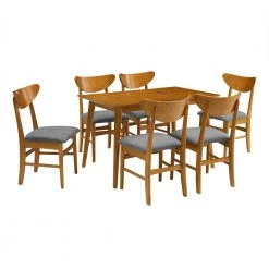 Landon Acorn Dining Set (7-Piece) by CROSLEY FURNITURE