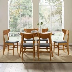 Landon Acorn Dining Set (7-Piece) by CROSLEY FURNITURE -Deals CROSLEY FURNITURE Store acorn crosley furniture dining room sets kf13048ac fa 1000