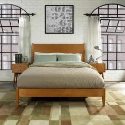 Landon Acorn Queen Bed by CROSLEY FURNITURE -Deals CROSLEY FURNITURE Store acorn crosley furniture platform beds kf725001ac 31 1000