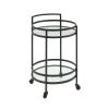 Bailey Matte Black Bar Cart by CROSLEY FURNITURE
