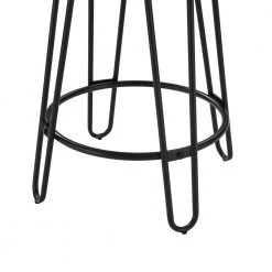Ava 24 in. Black Bar Stool (Set of 2) by CROSLEY FURNITURE -Deals CROSLEY FURNITURE Store black crosley furniture bar stools cf8022 bk 1f 1000