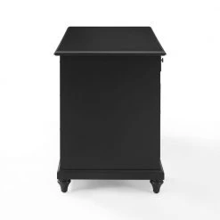 Palmetto 54 in. Black Computer Desk by CROSLEY FURNITURE -Deals CROSLEY FURNITURE Store black crosley furniture computer desks cf6507 bk 44 1000
