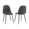 Weston Black Faux Leather Dining Chair (Set of 2) by CROSLEY FURNITURE -Deals CROSLEY FURNITURE Store black crosley furniture dining chairs cf501619 bk 64 1000