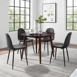 Landon 5-Piece Black Dining Set by CROSLEY FURNITURE -Deals CROSLEY FURNITURE Store black crosley furniture dining room sets kf13049ma bk 31 1000