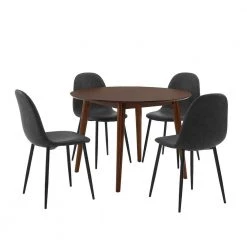 Landon 5-Piece Black Dining Set by CROSLEY FURNITURE