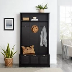Ellison Black Hall Tree by CROSLEY FURNITURE -Deals CROSLEY FURNITURE Store black crosley furniture hall trees cf6024 bk 31 1000