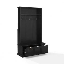 Ellison Black Hall Tree by CROSLEY FURNITURE -Deals CROSLEY FURNITURE Store black crosley furniture hall trees cf6024 bk 4f 1000