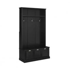 Ellison Black Hall Tree by CROSLEY FURNITURE