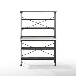 Madeleine Black Bakers Rack by CROSLEY FURNITURE