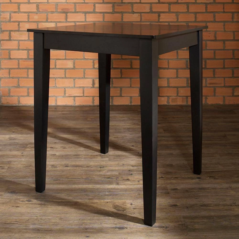 Black Pub Table by CROSLEY FURNITURE 9 Black Pub Table by CROSLEY FURNITURE - Image 7