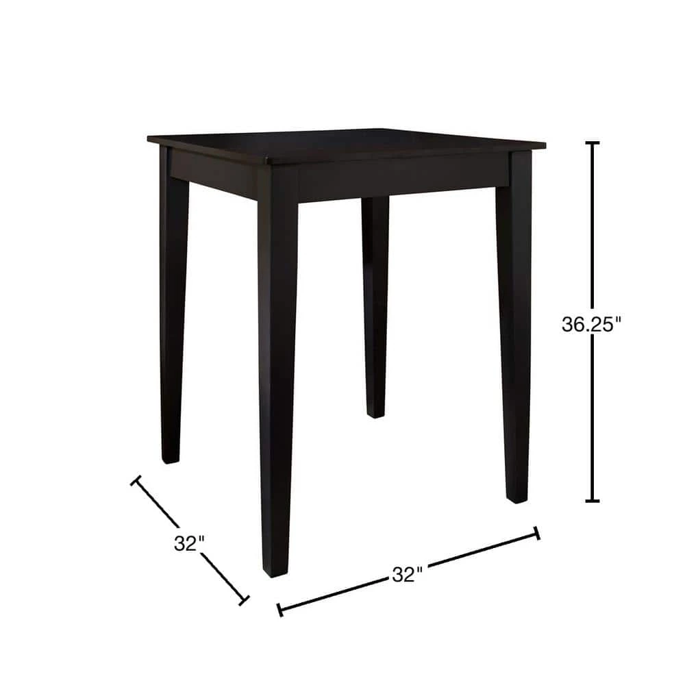 Black Pub Table by CROSLEY FURNITURE 5 Black Pub Table by CROSLEY FURNITURE - Image 3