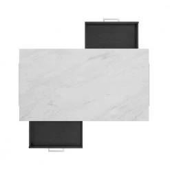 Audrey Black Kitchen Island with Faux Marble Top by CROSLEY FURNITURE -Deals CROSLEY FURNITURE Store black crosley furniture kitchen islands cf3026wm bk 44 1000