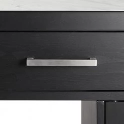 Audrey Black Kitchen Island with Faux Marble Top by CROSLEY FURNITURE -Deals CROSLEY FURNITURE Store black crosley furniture kitchen islands cf3026wm bk 76 1000