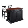 Coventry Black Drop Leaf Kitchen Island with X-Back Stools by CROSLEY FURNITURE 1 Coventry Black Drop Leaf Kitchen Island with X-Back Stools by CROSLEY FURNITURE -Deals CROSLEY FURNITURE Store black crosley furniture kitchen islands kf300073bk 64 1000