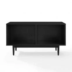 Liam Black Medium Record Storage Console Cabinet by CROSLEY FURNITURE -Deals CROSLEY FURNITURE Store black crosley furniture media storage cf1116 bk c3 1000