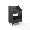 Liam Black Record Storage Stand by CROSLEY FURNITURE -Deals CROSLEY FURNITURE Store black crosley furniture media storage cf1123 bk 64 1000