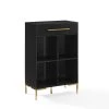 Juno Black Record Storage Cube Bookcase by CROSLEY FURNITURE -Deals CROSLEY FURNITURE Store black crosley furniture media storage cf1325 bk 64 1000