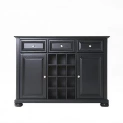 Alexandria Black Buffet by CROSLEY FURNITURE