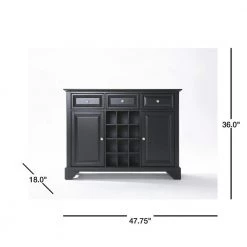 LaFayetta Black Buffet by CROSLEY FURNITURE -Deals CROSLEY FURNITURE Store black crosley furniture sideboards buffet tables kf42001bbk 40 1000