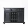 Cambridge Black Buffet by CROSLEY FURNITURE