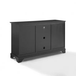 LaFayette 60 in. Black Wood TV Stand Fits TVs Up to 60 in. with Storage Doors by CROSLEY FURNITURE -Deals CROSLEY FURNITURE Store black crosley furniture tv stands kf10001bbk c3 1000