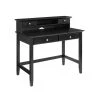 Campbell 42 in. Rectangular Black 4-Drawer Writing Desk with Hutch by CROSLEY FURNITURE 1 Campbell 42 in. Rectangular Black 4-Drawer Writing Desk with Hutch by CROSLEY FURNITURE -Deals CROSLEY FURNITURE Store black crosley furniture writing desks kf65004bk 64 1000