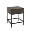 Jacobsen 22.5 in. Brown Ash End Table by CROSLEY FURNITURE
