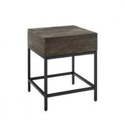 Jacobsen 22.5 in. Brown Ash End Table by CROSLEY FURNITURE
