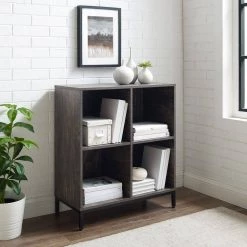 Jacobson Brown Ash Record Storage Cube Bookcase by CROSLEY FURNITURE 13 Jacobson Brown Ash Record Storage Cube Bookcase by CROSLEY FURNITURE -Deals CROSLEY FURNITURE Store brown ash crosley furniture media storage cf1315 br 1f 1000
