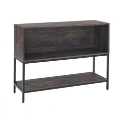 Jacobsen Brown Ash Record Storage Console by CROSLEY FURNITURE