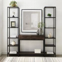 Jacobsen Brown Ash 3-Piece Entertainment Set by CROSLEY FURNITURE -Deals CROSLEY FURNITURE Store brown ash crosley furniture media storage kf13053br 31 1000