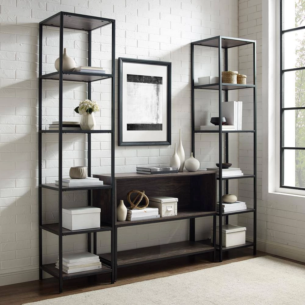 Jacobsen 3-Piece Brown Ash Entertainment Set by CROSLEY FURNITURE 7 Jacobsen 3-Piece Brown Ash Entertainment Set by CROSLEY FURNITURE - Image 5