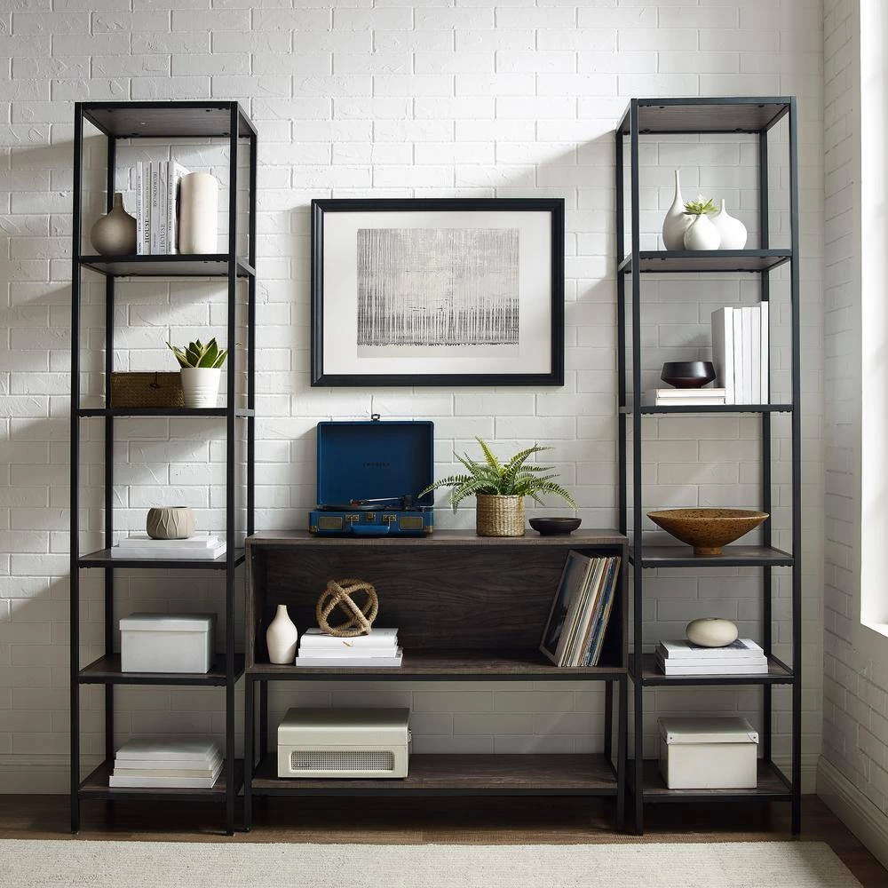 Jacobsen 3-Piece Brown Ash Entertainment Set by CROSLEY FURNITURE 9 Jacobsen 3-Piece Brown Ash Entertainment Set by CROSLEY FURNITURE - Image 7