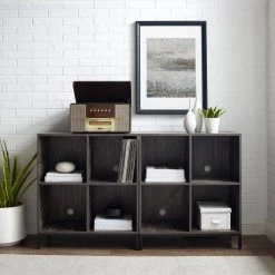 Jacobsen 2-Piece Brown Ash Record Storage Cube Bookcase Set by CROSLEY FURNITURE 15 Jacobsen 2-Piece Brown Ash Record Storage Cube Bookcase Set by CROSLEY FURNITURE -Deals CROSLEY FURNITURE Store brown ash crosley furniture media storage kf13059br 31 1000