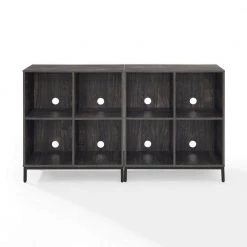 Jacobsen 2-Piece Brown Ash Record Storage Cube Bookcase Set by CROSLEY FURNITURE 11 Jacobsen 2-Piece Brown Ash Record Storage Cube Bookcase Set by CROSLEY FURNITURE -Deals CROSLEY FURNITURE Store brown ash crosley furniture media storage kf13059br c3 1000