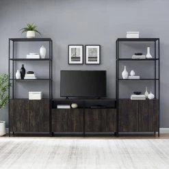 Jacobsen 3-Piece Brown Ash Entertainment Set by CROSLEY FURNITURE -Deals CROSLEY FURNITURE Store brown ash crosley furniture media storage kf13093br 31 1000