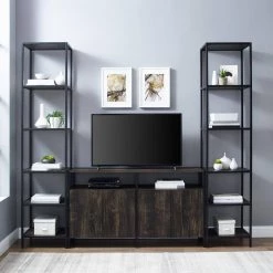 Jacobsen 3-Piece Brown Ash Entertainment Set by CROSLEY FURNITURE -Deals CROSLEY FURNITURE Store brown ash crosley furniture media storage kf13094br 31 1000