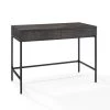 Jacobsen 43 in. W Brown Ash Desk by CROSLEY FURNITURE