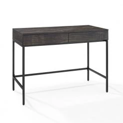 Jacobsen 43 in. W Brown Ash Desk by CROSLEY FURNITURE