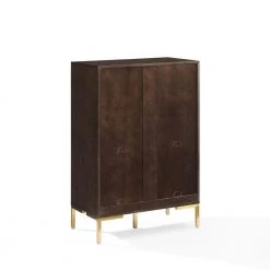 Juno Brown Record Storage Cube Bookcase by CROSLEY FURNITURE -Deals CROSLEY FURNITURE Store brown crosley furniture media storage cf1325 br 1f 1000