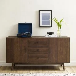 Lucas Brown Sideboard by CROSLEY FURNITURE -Deals CROSLEY FURNITURE Store brown crosley furniture sideboards buffet tables cf1119 br 31 1000