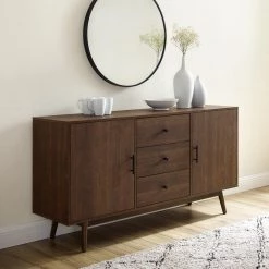 Lucas Brown Sideboard by CROSLEY FURNITURE -Deals CROSLEY FURNITURE Store brown crosley furniture sideboards buffet tables cf1119 br 44 1000