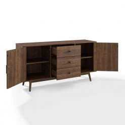 Lucas Brown Sideboard by CROSLEY FURNITURE -Deals CROSLEY FURNITURE Store brown crosley furniture sideboards buffet tables cf1119 br 4f 1000