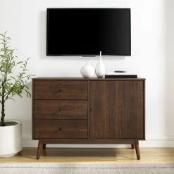 Lucas Brown Media Console by CROSLEY FURNITURE 17 Lucas Brown Media Console by CROSLEY FURNITURE -Deals CROSLEY FURNITURE Store brown crosley furniture tv stands cf1118 br 31 1000